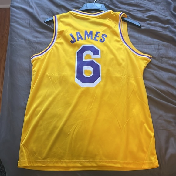 LEBRON JAMES LAKER JERSEY - Picture 2 of 2